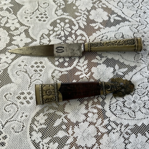 VINTAGE Argentinian Alpaca Gaucho Boot Knife - Picture 4 of 9